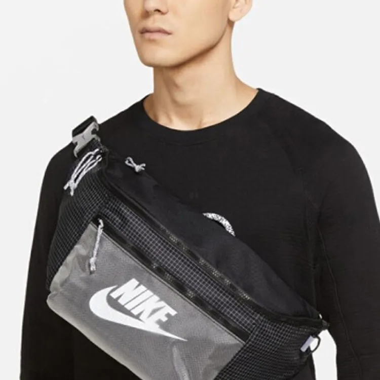 Nike Polyester Crossbody Bag Sling Bag Fanny Pack Regular Unisex Black-5