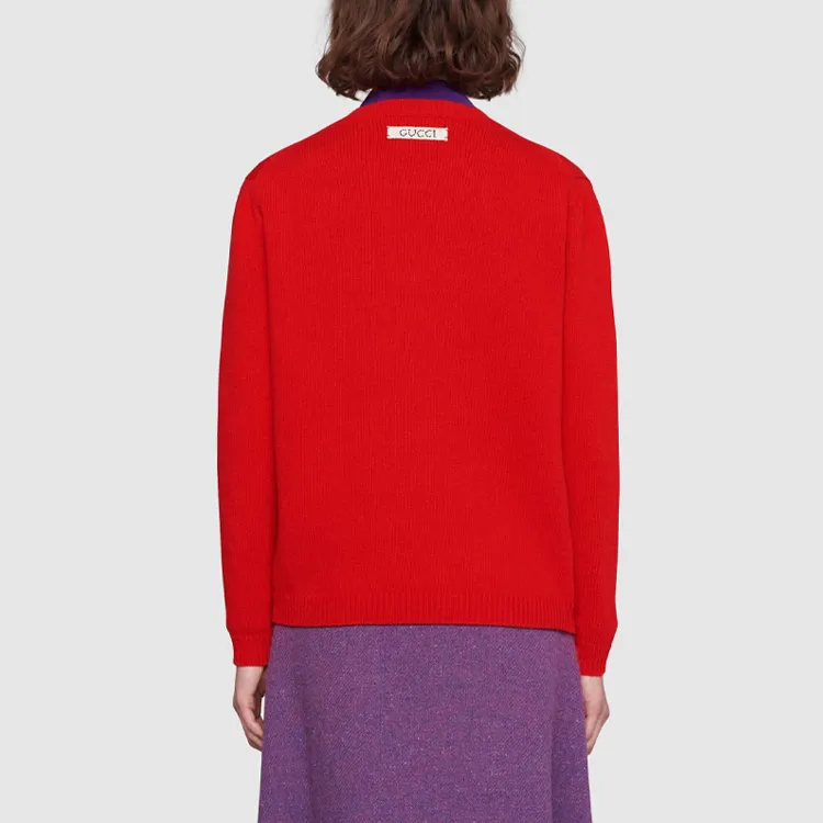 GUCCI x Doraemon Knitwear Women's Red-4