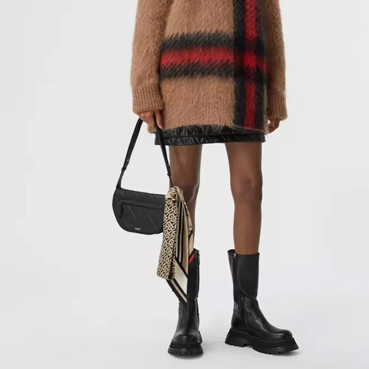 Burberry Skinny Montage Silk Scarf-5