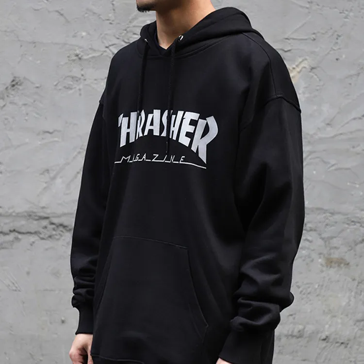 Thrasher Sweatshirts Unisex Black-3