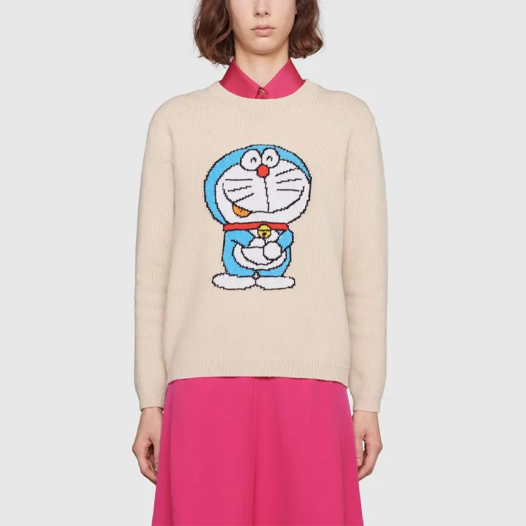 GUCCI Sweater Women's Ivory White-3