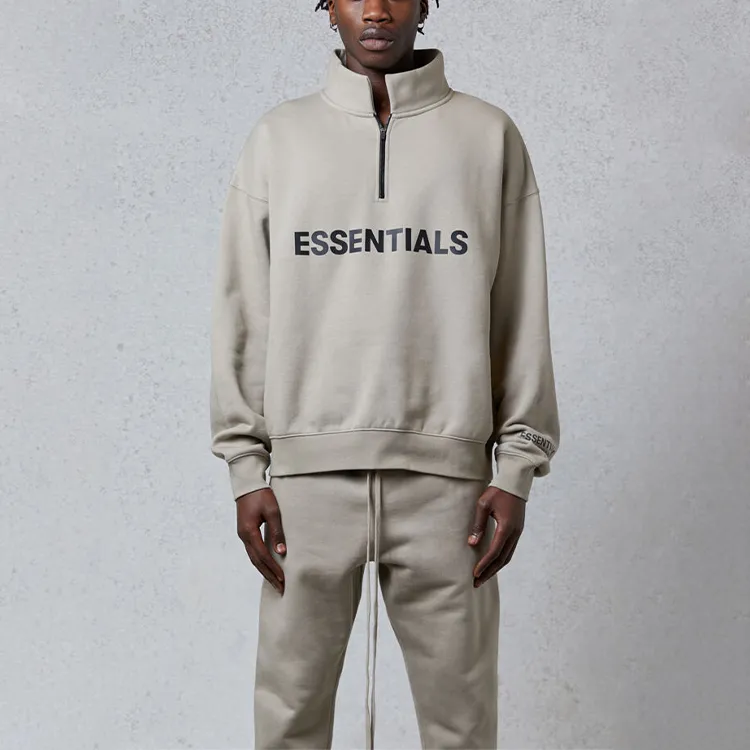 Fear Of God Essentials Half Zip Pullover Sweater-3