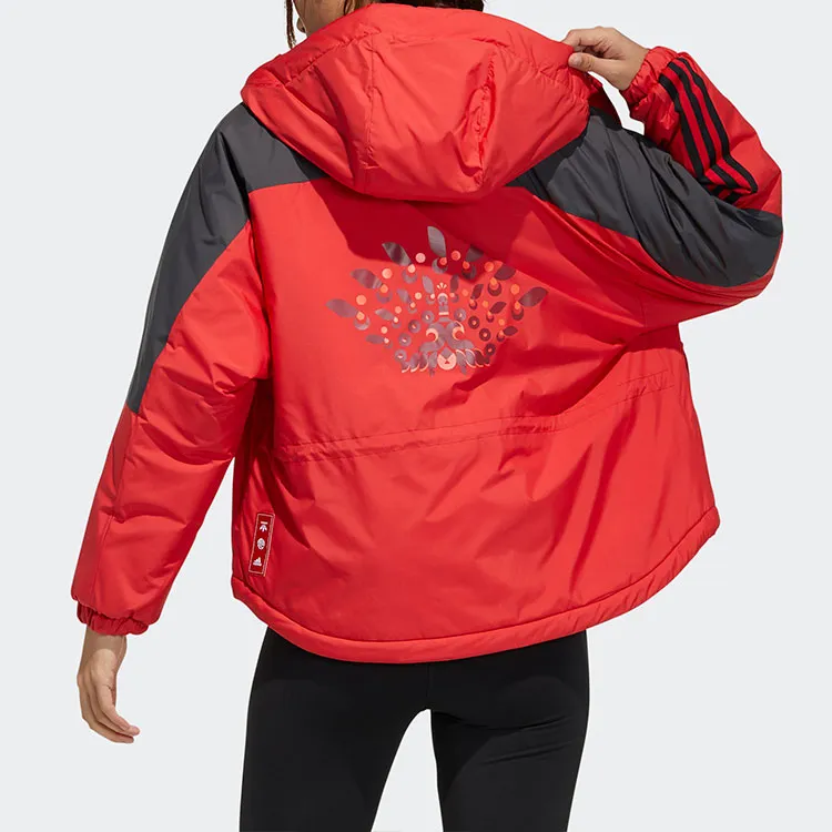 Adidas Puffer Jacket Winter Women's Scarlet-2