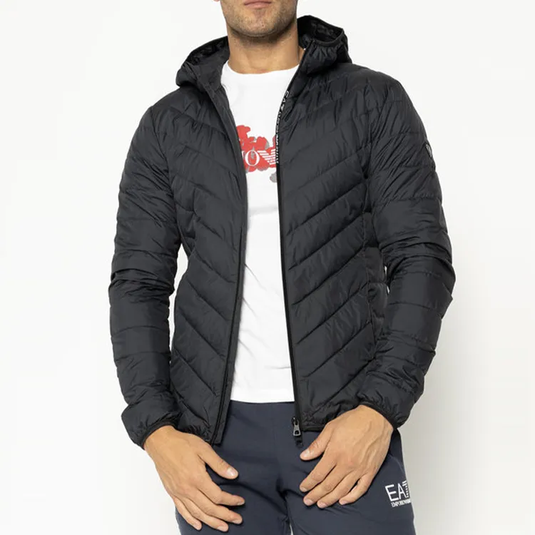 EMPORIO ARMANI EA7 Down Jacket Men's Night Blue-5