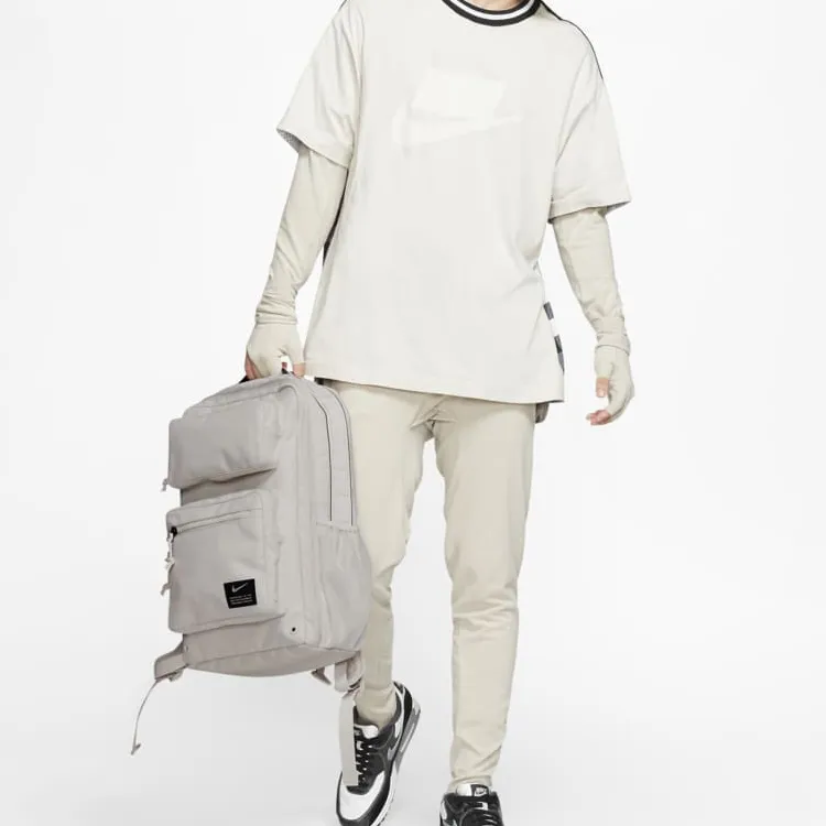 Nike Polyester Backpack Regular Unisex Light Redwood Umber Gray-2