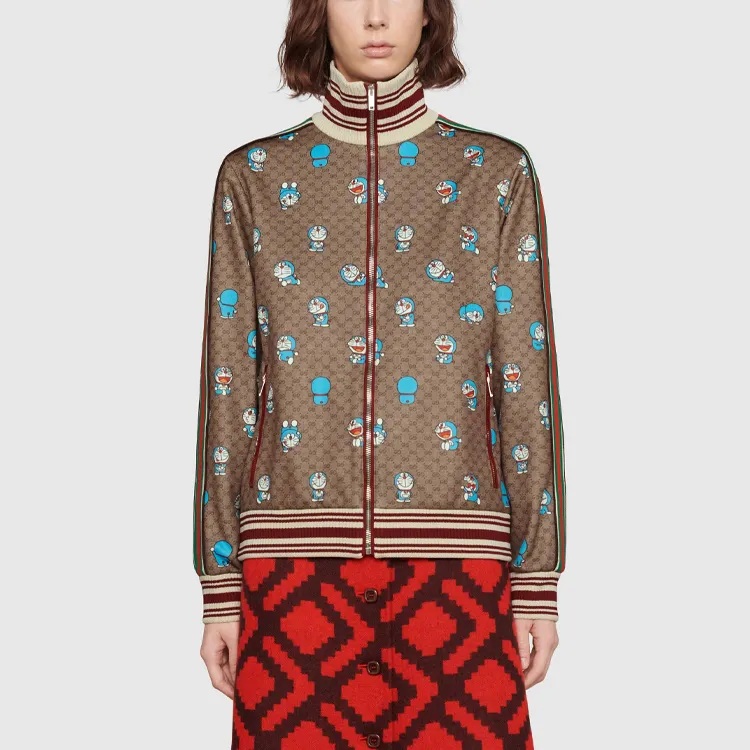 GUCCI Doraemon/Doraemon X Robot Cat Co brand FW20 Jacket Women's Beige-1