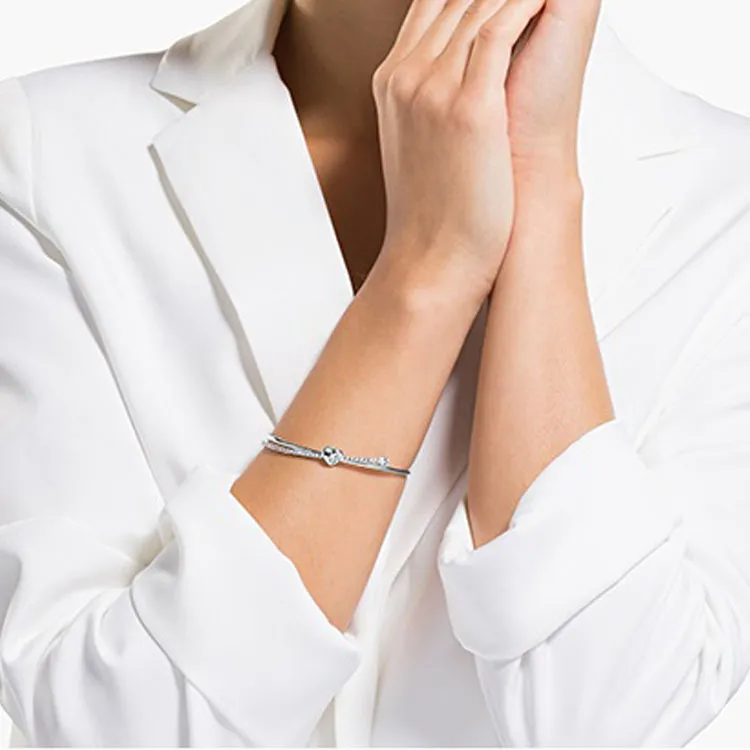 Swarovski Artificial Crystal Bangles Women's-3