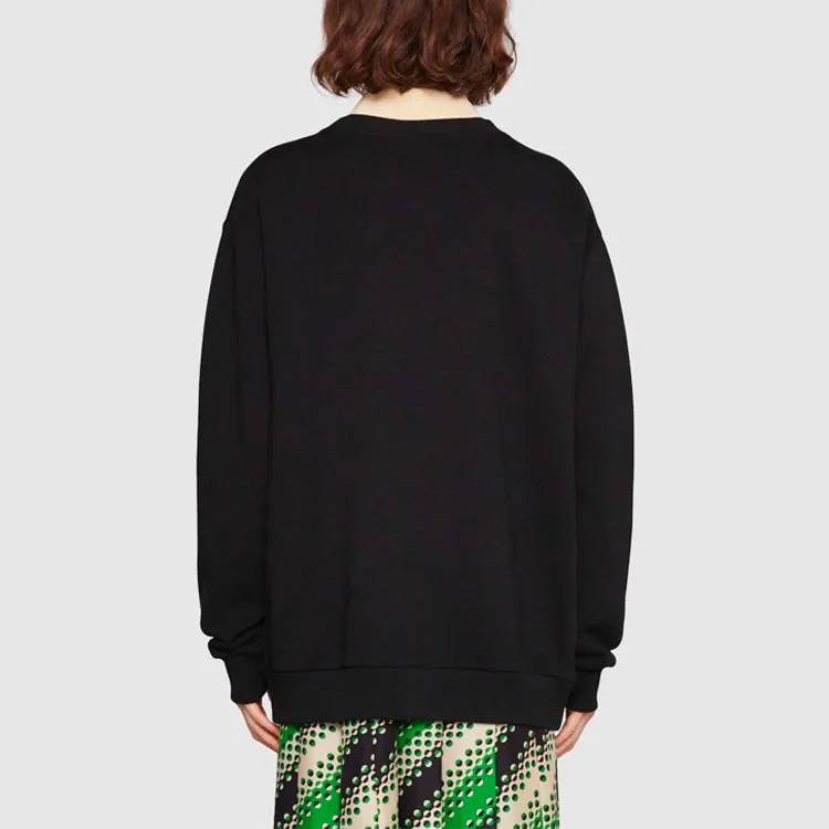 Doraemon X GUCCI Sweatshirts Women's Black-3