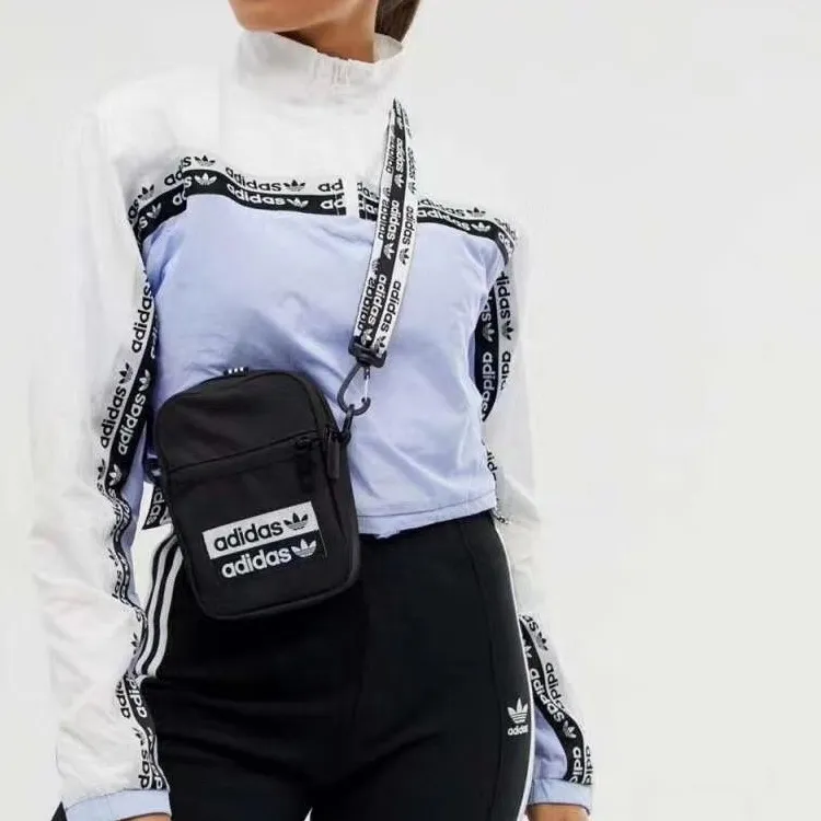Adidas Originals Polyester Shoulder Bag Crossbody Bag Regular Unisex Black-4