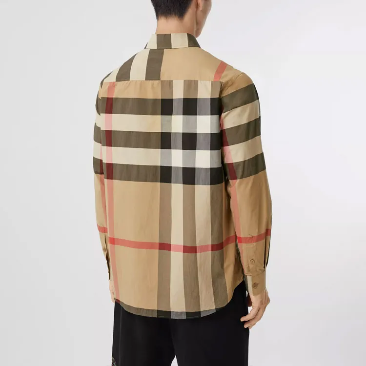 Burberry Shirt Fall Men's Archive Beige-2