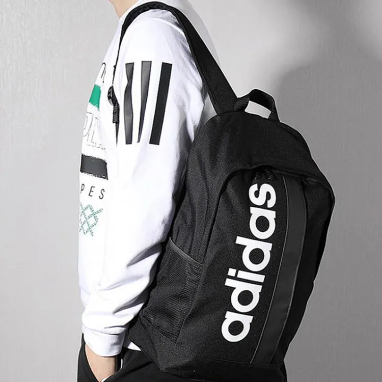 Adidas Fabric Backpack Regular Unisex Black-4