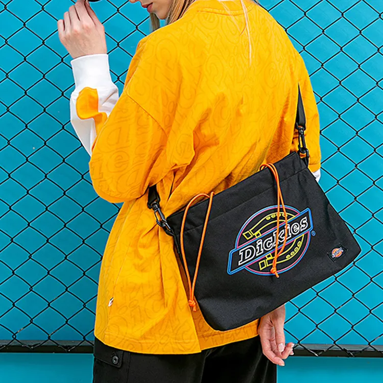Dickies Polyester Shoulder Bag, Crossbody Bag Regular Unisex Black-3