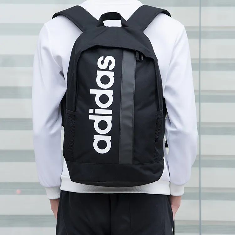 Adidas Fabric Backpack Regular Unisex Black-3