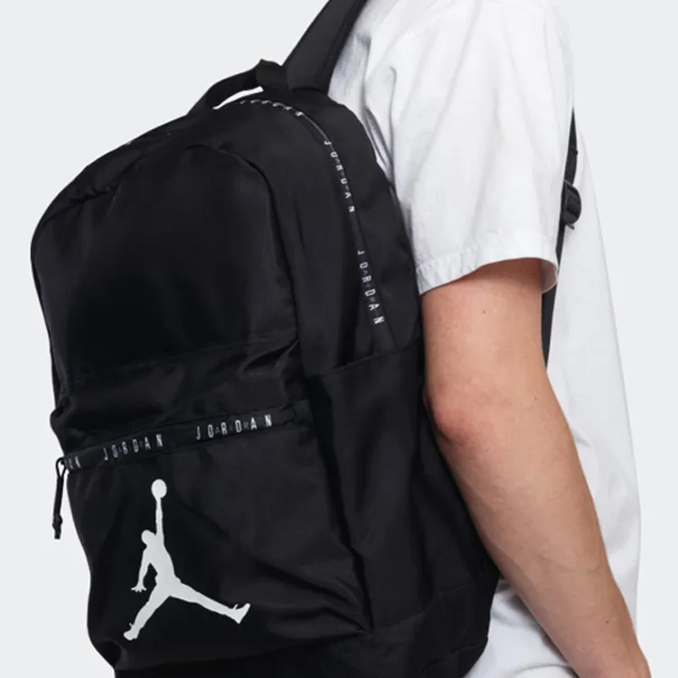 Jordan Polyester Backpack Regular Unisex Black-6
