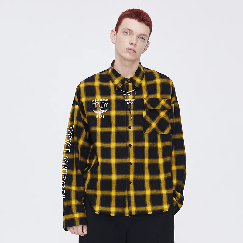 Boy London Shirts Unisex Yellow-4