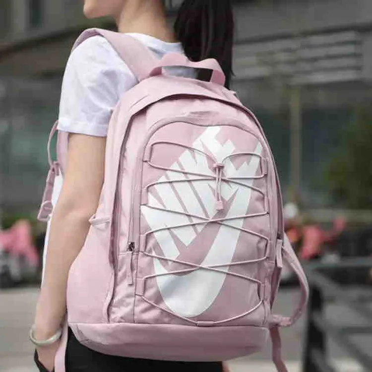 Nike Hayward Polyester Backpack Regular Unisex Pink-4