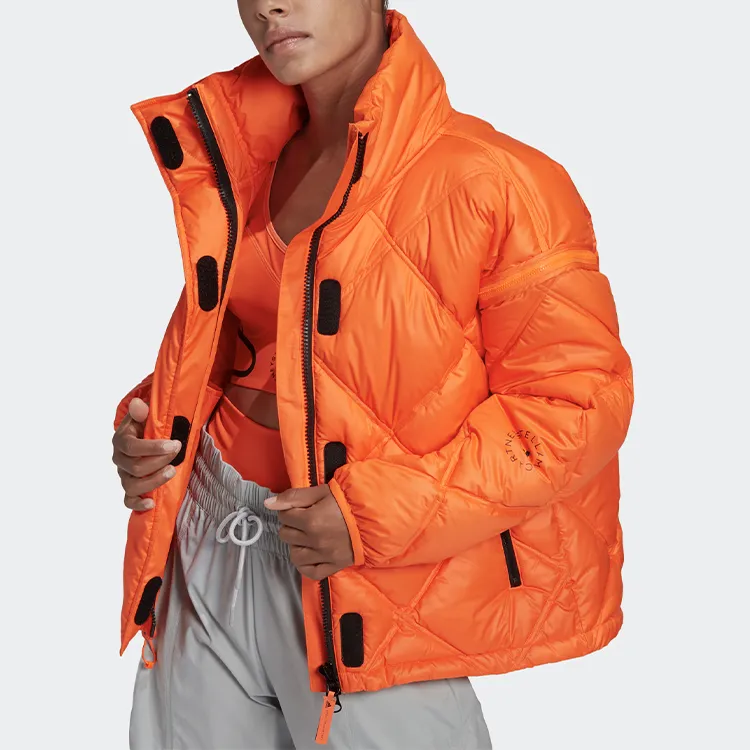 Adidas Puffer Jacket Women's Signal Orange-5