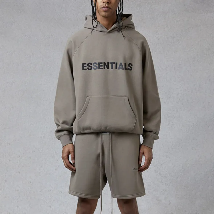 Fear Of God Essentials 3D Silicon Applique Pullover Hoodie-3
