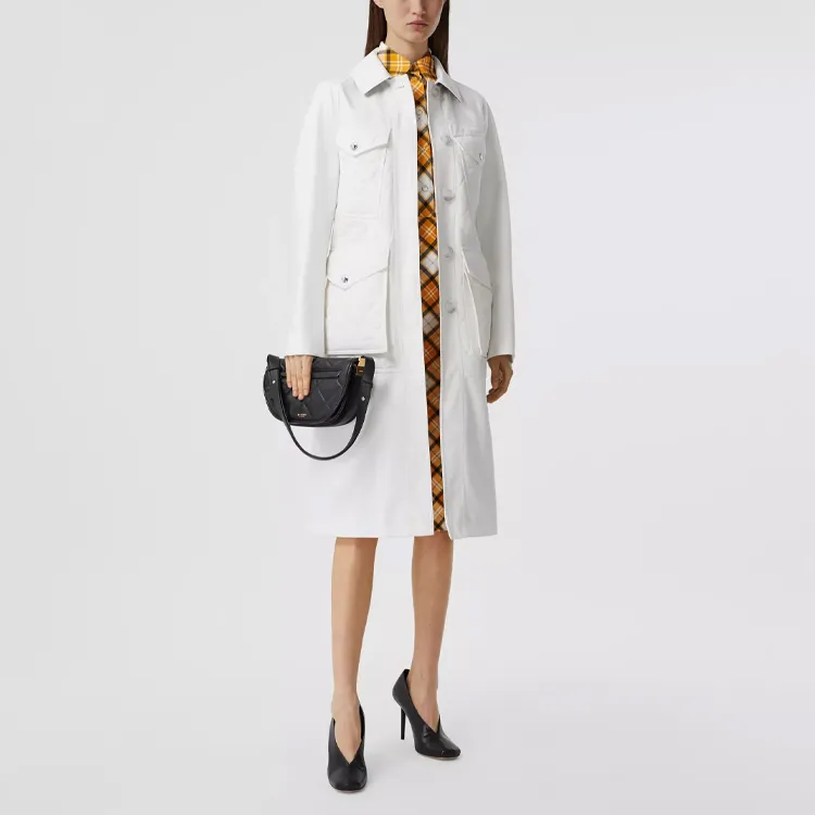 Burberry Trench Coat Women's White-1