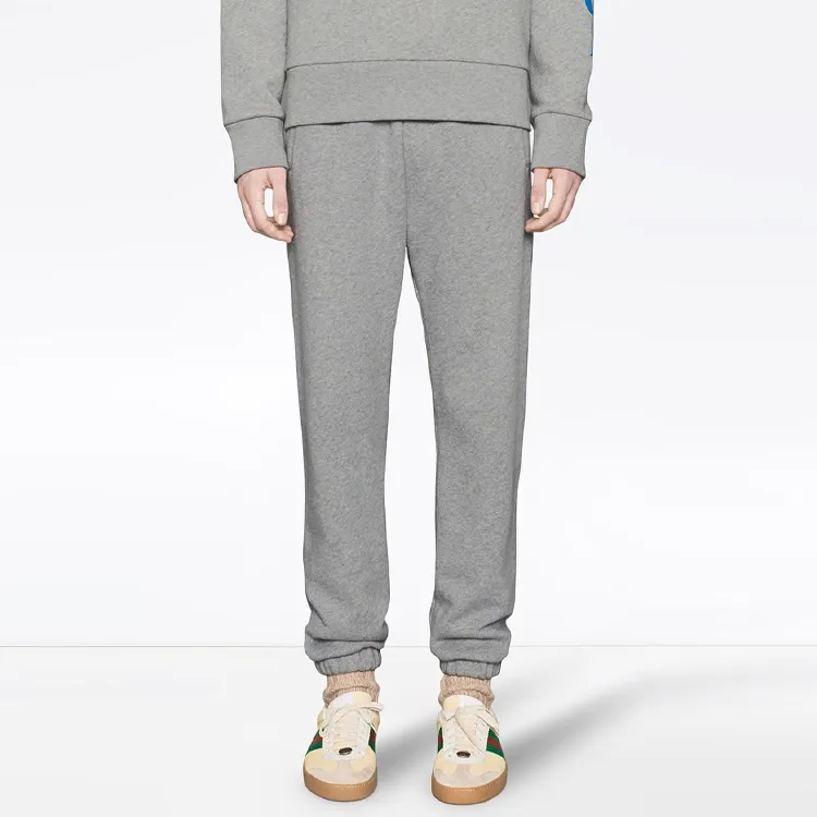 GUCCI Knitted Sweatpants Men Gray-1