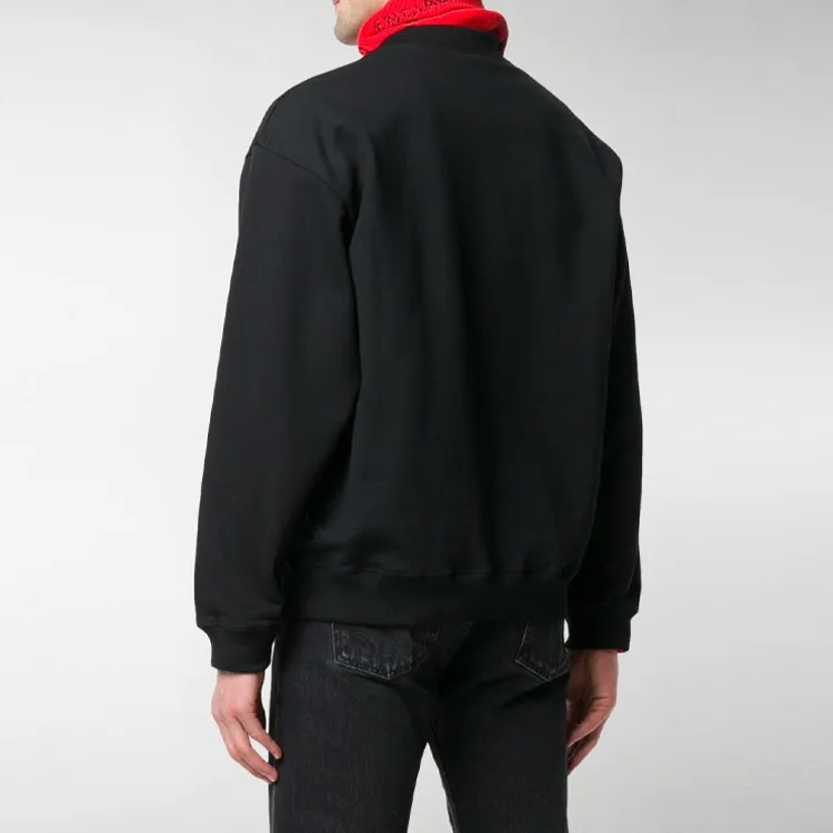 Balenciaga Small Contrast Logo Print Crewneck Sweatshirt-2