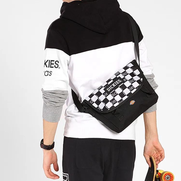 Dickies Polyester Messenger Bag, Crossbody Bag, Shoulder Bag Unisex Black-6