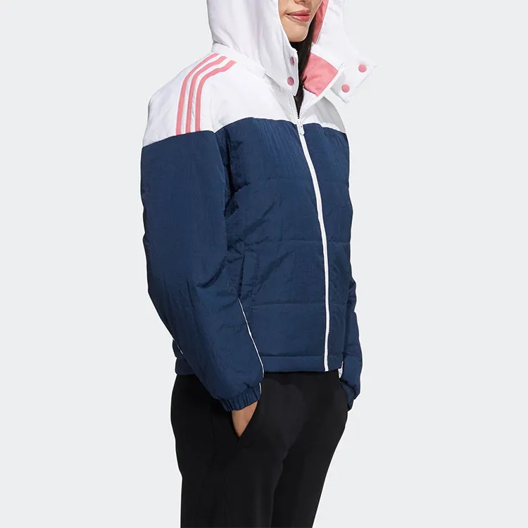 Adidas Neo Puffer Jackets Women's Navy Blue-2