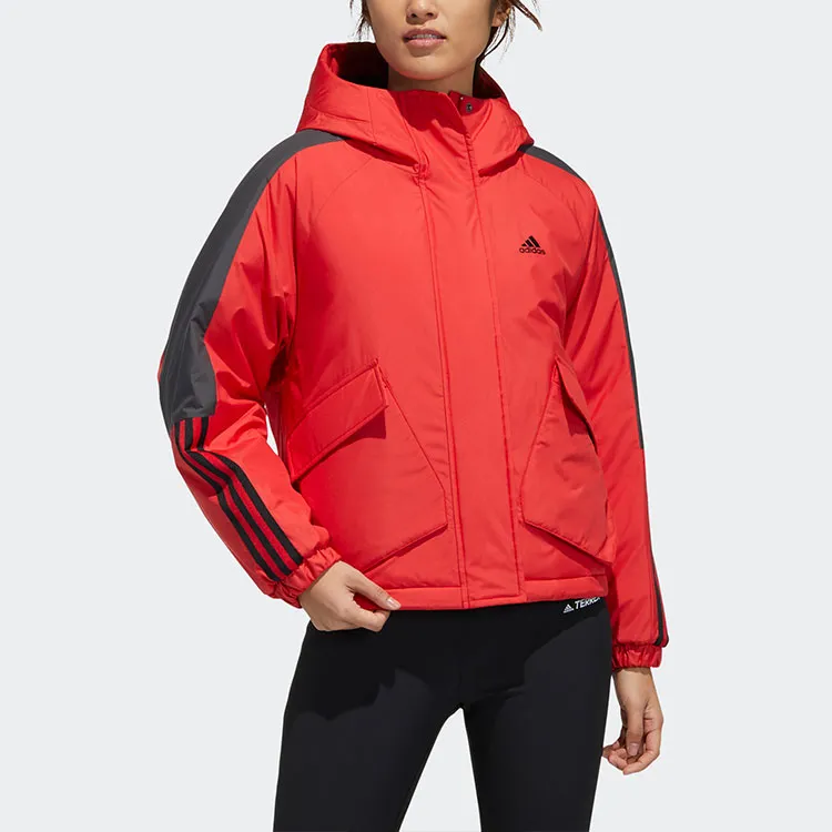 Adidas Puffer Jacket Winter Women's Scarlet-1