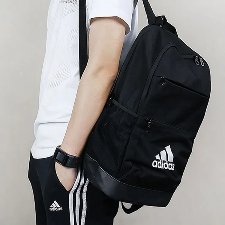 Adidas Polyester Backpacks Regular Unisex Black-4