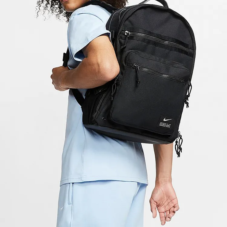 Nike Fabric Backpack Regular Men's Black-3