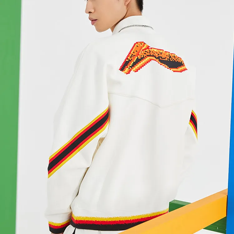 LiNing Sweatshirts Men Ivory-5