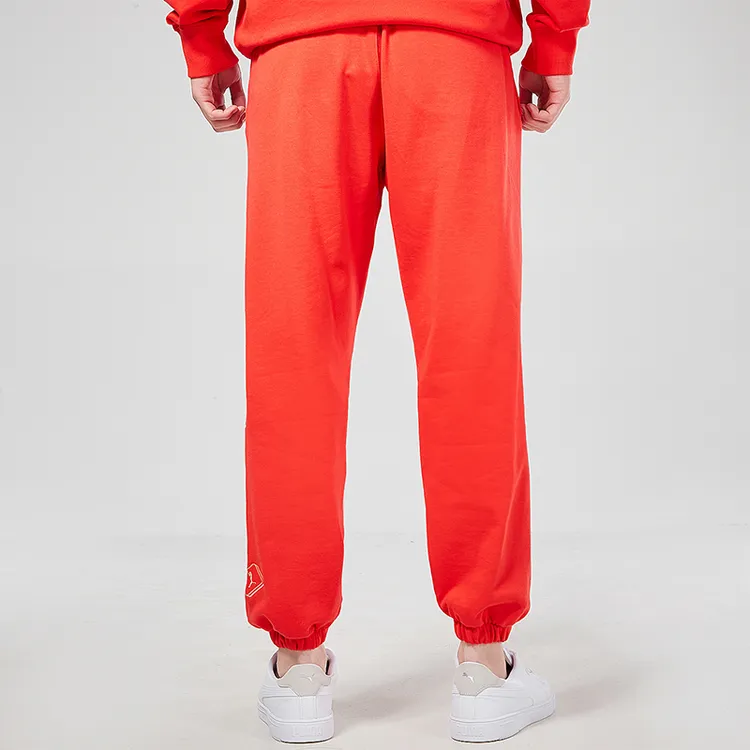 PUMA Knitted Sports Pants Men's Red-2