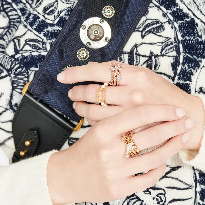 DIOR 2010s CD logo Ring-1
