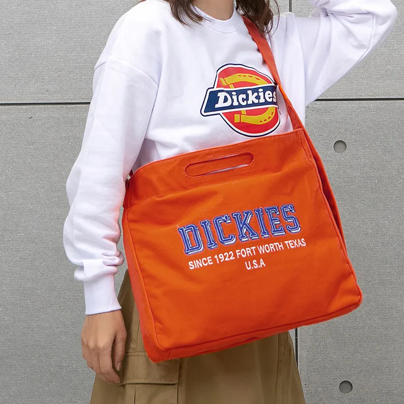 Dickies Polyester Shoulder Bags Handbags Regular Women's Orange-4