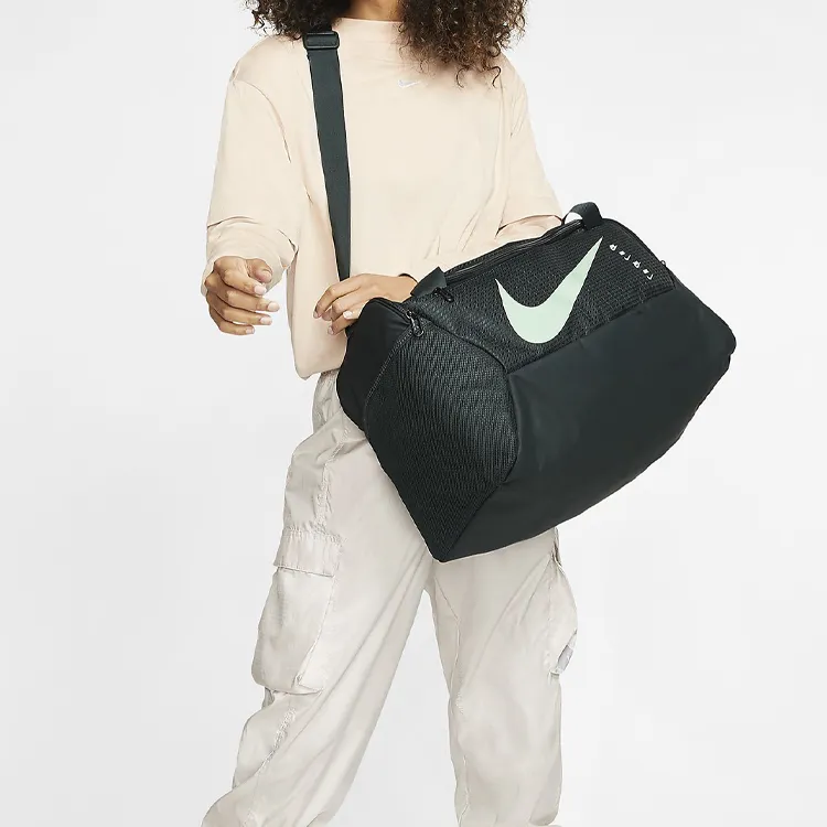Nike Polyester Handbag Gym Bag Travel Bag Unisex Seaweed Green-5