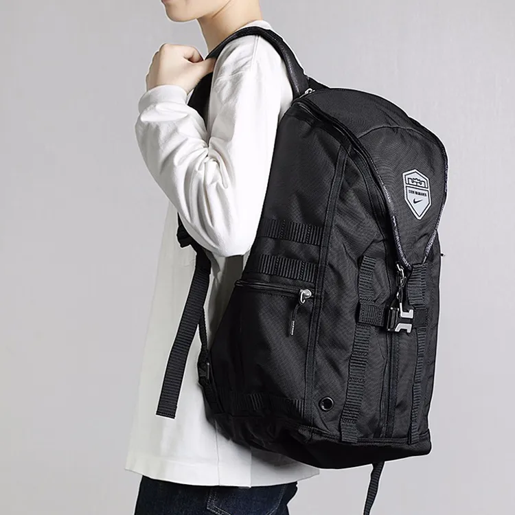 Nike Polyester Basketball Backpack Regular Unisex Black-3