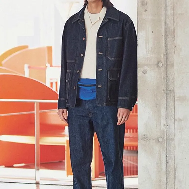 UNIQLO U Collection Denim Jacket Men's Navy Blue-1