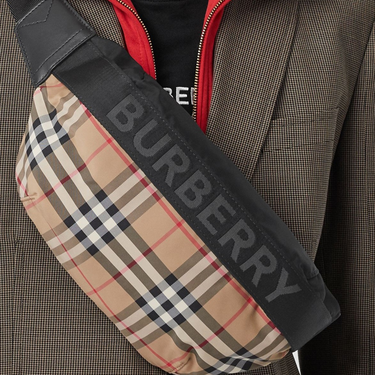 Burberry Bum Bag Vintage Check Medium Archive Beige/Black