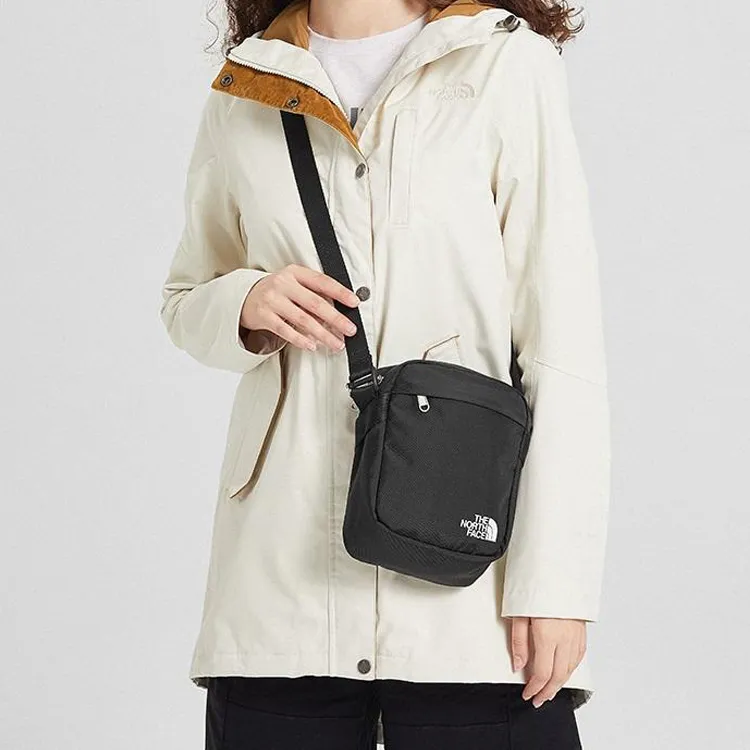 THE NORTH FACE Polyamide Shoulder Bag Crossbody Bag Regular Unisex Black/White-1