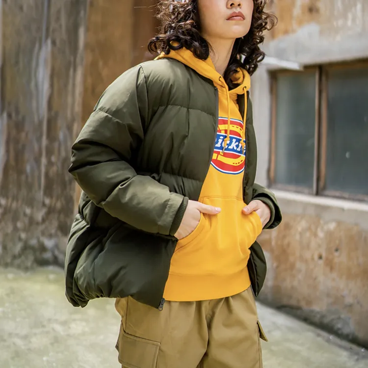 Dickies Down Jackets Women's Army Green-2
