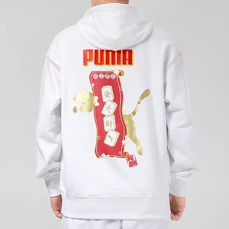 PUMA Sweatshirts Men White-4