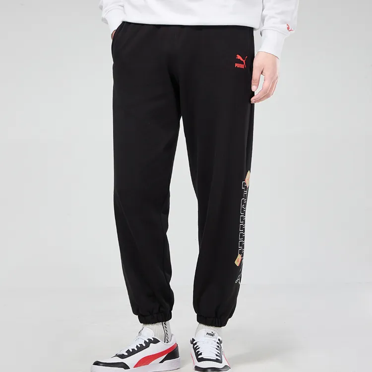 PUMA Knitted Sweatpants Men Black-3