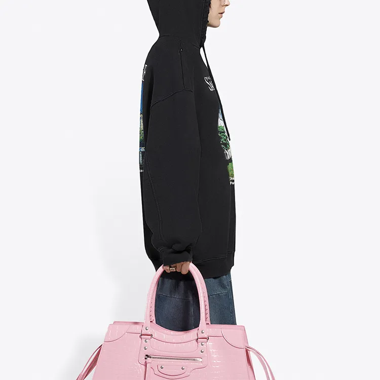 Balenciaga Sacré Cœur Sport Hoodie 'Black'-3