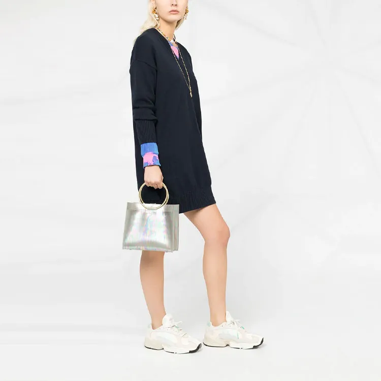 KENZO Short Sleeved Dresses Women's Navy-5