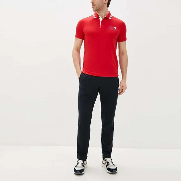 EMPORIO ARMANI Polo Shirts Men Red-3