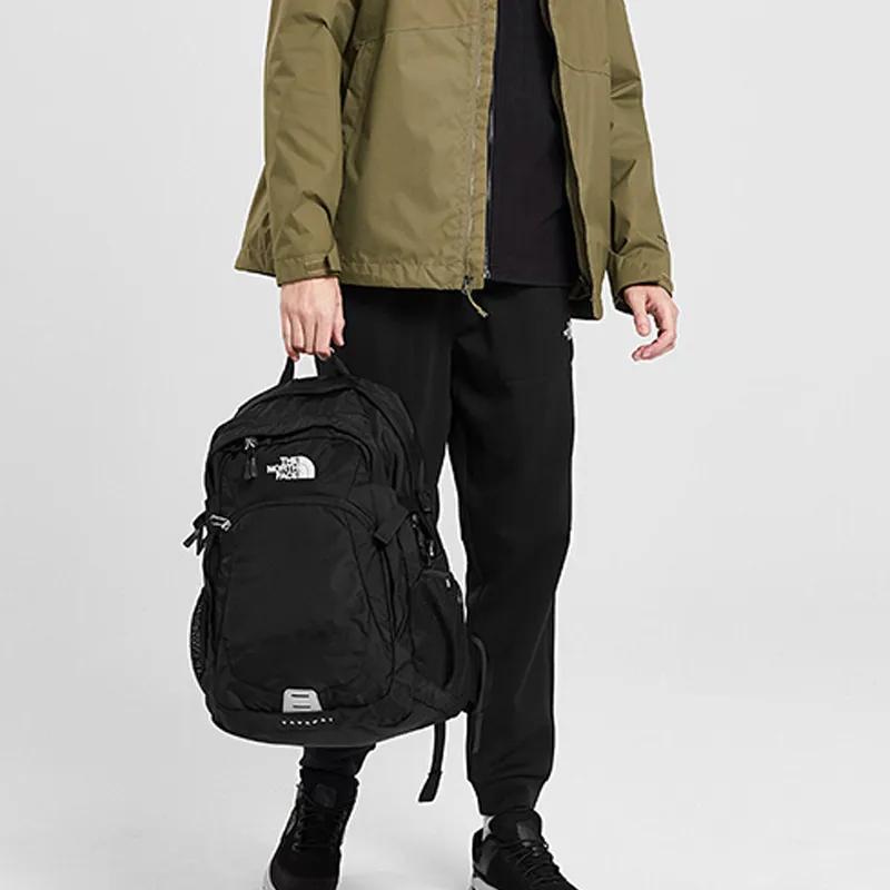 THE NORTH FACE Polyester Backpack Regular Unisex Black-3
