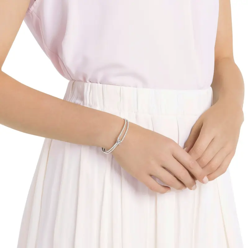 Swarovski Artificial Crystal Bangles Women's-2