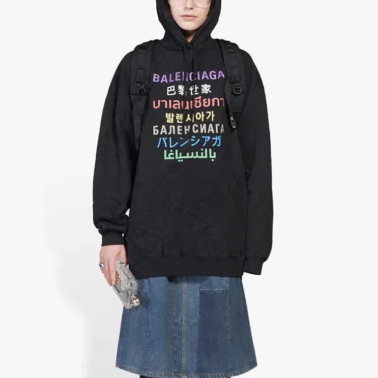 Balenciaga Sweatshirt Women's Black-2