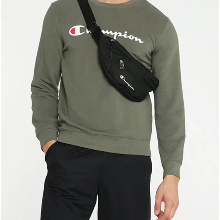 Champion Polyester Crossbody Bag Sling Bag Fanny Pack Regular Unisex Black-4