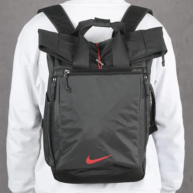 Nike Polyester Backpack Regular Unisex Black-4